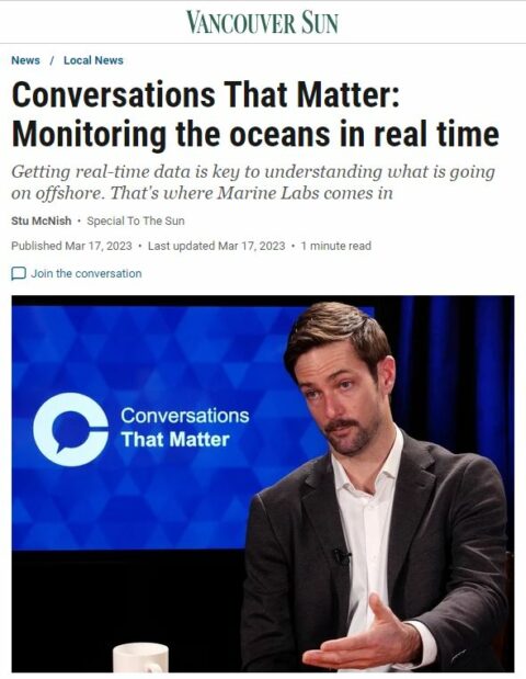 Conversations That Matter: Monitoring the oceans in real time