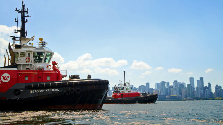 Stills from 2024 Seaspan Marine Profile Video